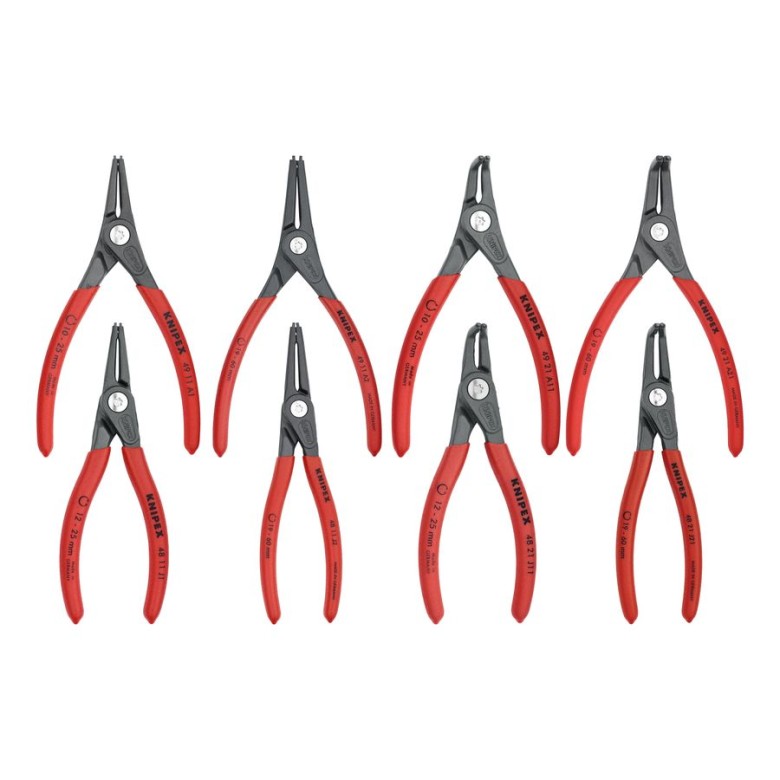 8 Pc Precision Snap Ring Pliers Set Knipex Tools