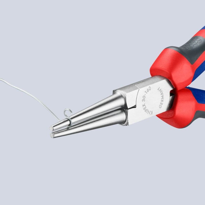 Knipex 30 33 160 Long Nose Pliers – Smooth Grips, Chrome Plated, 6.3-Inch
